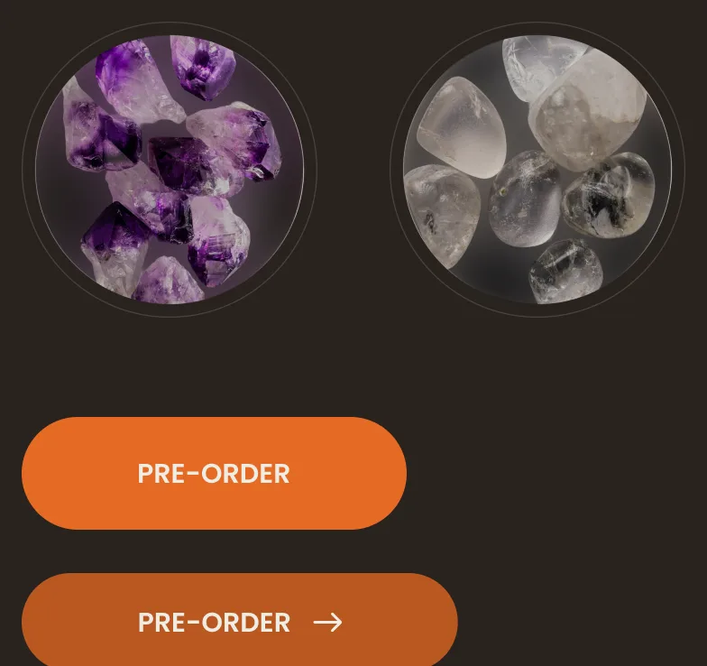 Crystal thumbnails and pre-order buttons