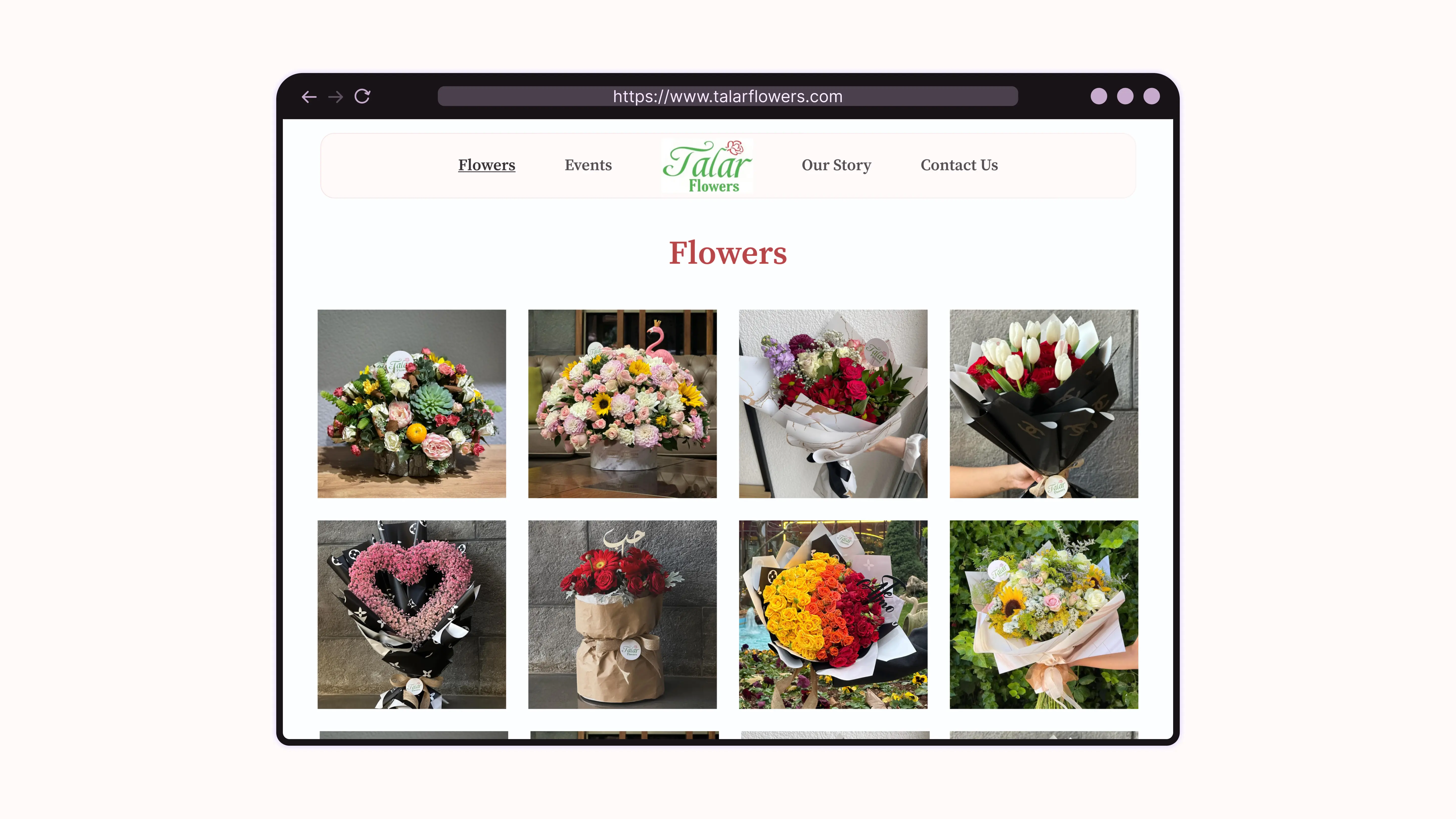 Floral Arrangements Platform, board 2